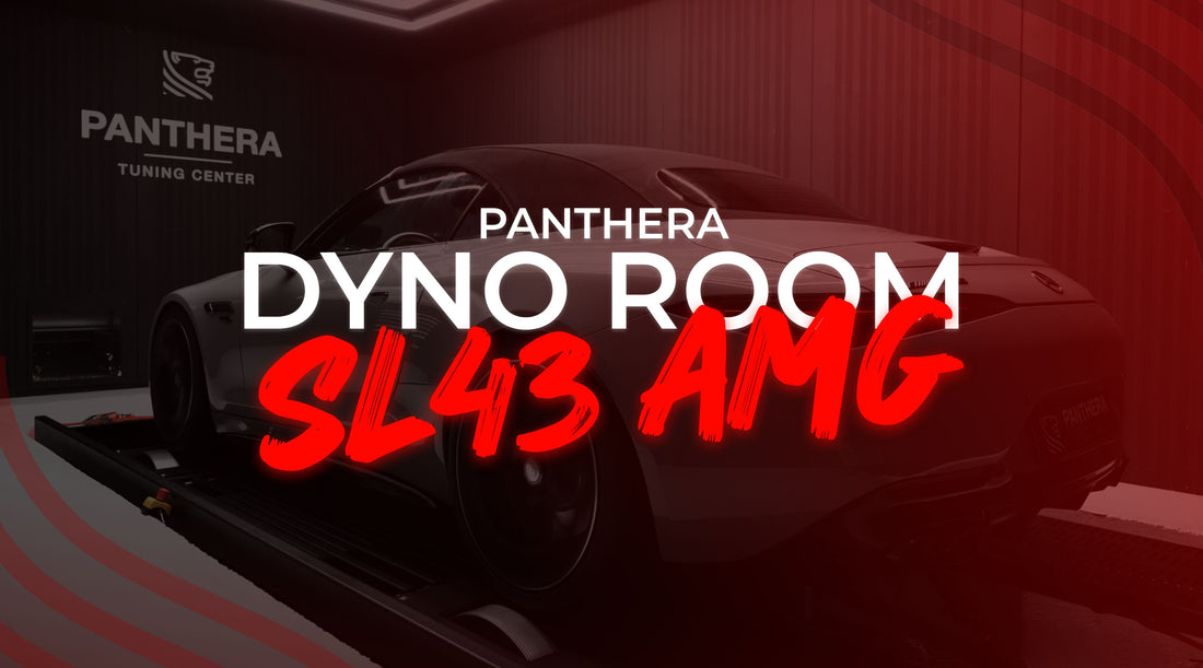Chiptuning Mercedes-Benz SL 43 AMG – Leistungsmessung im Panthera Dyno Room